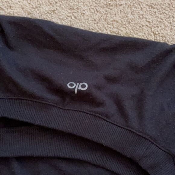 Alo Yoga Black Sweatshirt XS - Picture 2 of 3